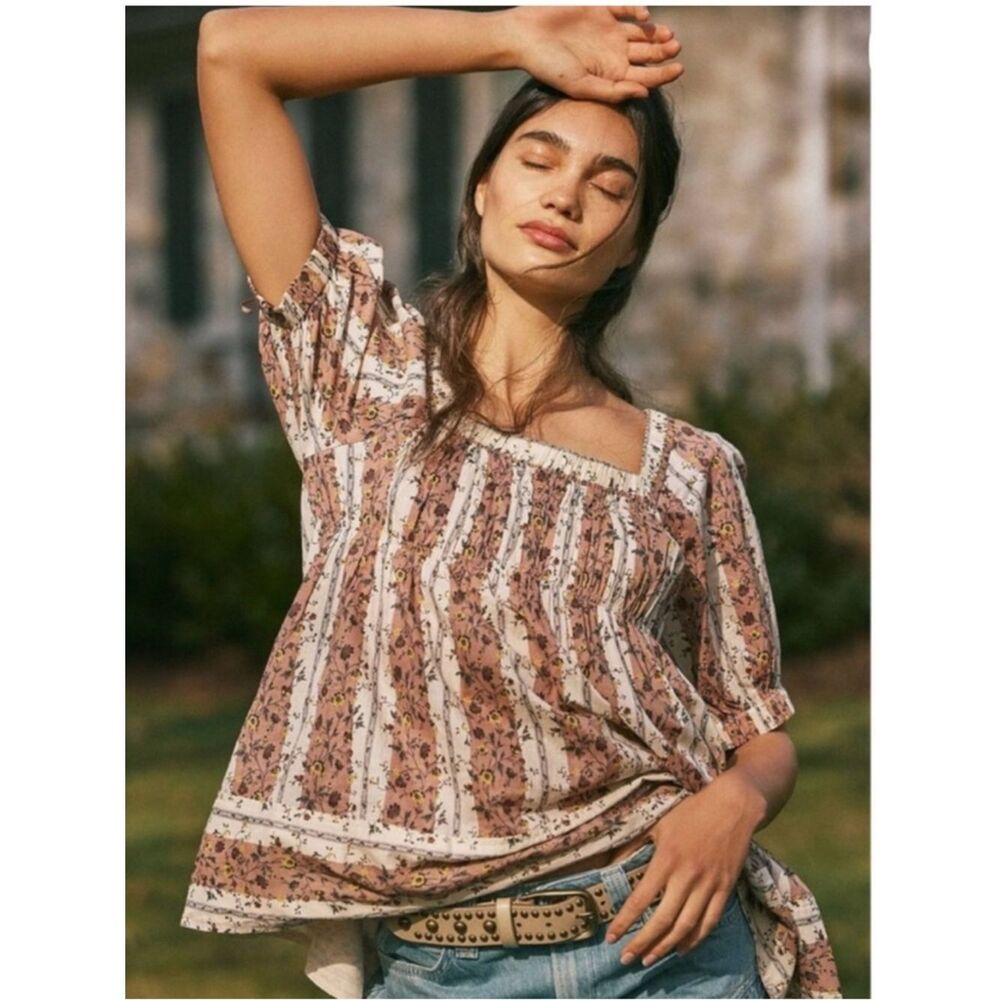 FREE PEOPLE VINTAGE LOVER BLOUSE